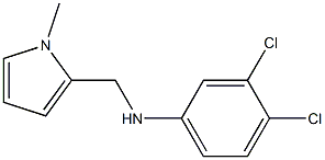 3,4-dichloro-N-[(1-methyl-1H-pyrrol-2-yl)methyl]aniline Struktur