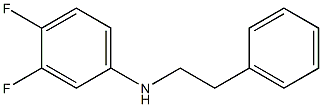 3,4-difluoro-N-(2-phenylethyl)aniline Struktur