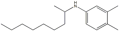 3,4-dimethyl-N-(nonan-2-yl)aniline Struktur