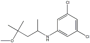 3,5-dichloro-N-(4-methoxy-4-methylpentan-2-yl)aniline Struktur