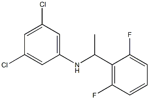 3,5-dichloro-N-[1-(2,6-difluorophenyl)ethyl]aniline Struktur