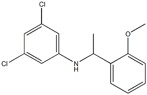 3,5-dichloro-N-[1-(2-methoxyphenyl)ethyl]aniline Struktur