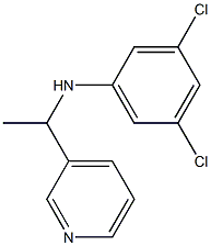 3,5-dichloro-N-[1-(pyridin-3-yl)ethyl]aniline Struktur