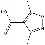 3,5-dimethyl-1,2-oxazole-4-carboxylic acid Struktur