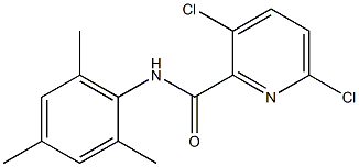 3,6-dichloro-N-(2,4,6-trimethylphenyl)pyridine-2-carboxamide Struktur