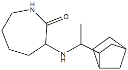 3-[(1-{bicyclo[2.2.1]heptan-2-yl}ethyl)amino]azepan-2-one Struktur