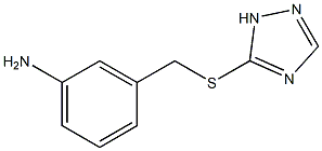 3-[(1H-1,2,4-triazol-5-ylsulfanyl)methyl]aniline Struktur