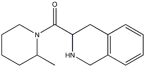 3-[(2-methylpiperidin-1-yl)carbonyl]-1,2,3,4-tetrahydroisoquinoline Struktur