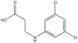 3-[(3,5-dichlorophenyl)amino]propanoic acid Struktur