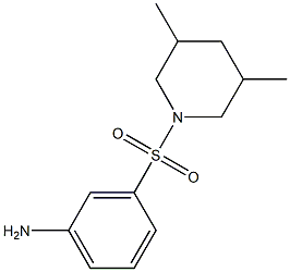 3-[(3,5-dimethylpiperidin-1-yl)sulfonyl]aniline Struktur