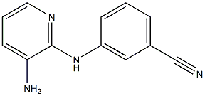 3-[(3-aminopyridin-2-yl)amino]benzonitrile Struktur