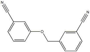 3-[(3-cyanobenzyl)oxy]benzonitrile Struktur