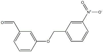 3-[(3-nitrobenzyl)oxy]benzaldehyde Struktur