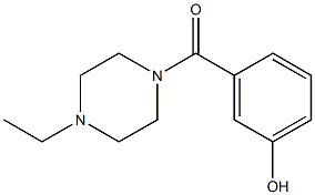 3-[(4-ethylpiperazin-1-yl)carbonyl]phenol Struktur