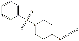 3-[(4-isocyanatopiperidin-1-yl)sulfonyl]pyridine Struktur