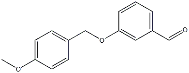 3-[(4-methoxybenzyl)oxy]benzaldehyde Struktur