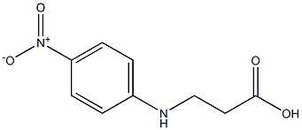 3-[(4-nitrophenyl)amino]propanoic acid Struktur