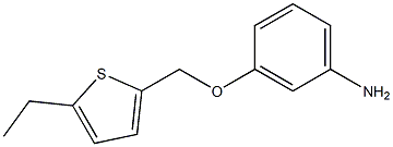 3-[(5-ethylthien-2-yl)methoxy]aniline Struktur