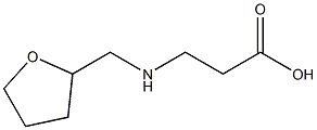 3-[(oxolan-2-ylmethyl)amino]propanoic acid Struktur