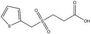 3-[(thien-2-ylmethyl)sulfonyl]propanoic acid Struktur