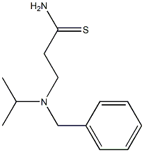 3-[benzyl(isopropyl)amino]propanethioamide Struktur