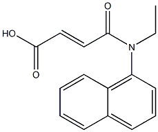 3-[ethyl(naphthalen-1-yl)carbamoyl]prop-2-enoic acid Struktur