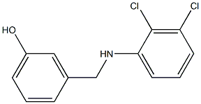 3-{[(2,3-dichlorophenyl)amino]methyl}phenol Struktur