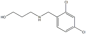 3-{[(2,4-dichlorophenyl)methyl]amino}propan-1-ol Struktur