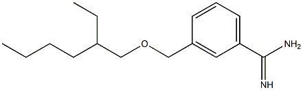 3-{[(2-ethylhexyl)oxy]methyl}benzene-1-carboximidamide Struktur