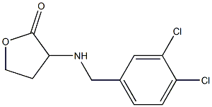 3-{[(3,4-dichlorophenyl)methyl]amino}oxolan-2-one Struktur