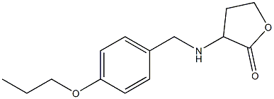 3-{[(4-propoxyphenyl)methyl]amino}oxolan-2-one Struktur