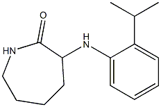 3-{[2-(propan-2-yl)phenyl]amino}azepan-2-one Struktur