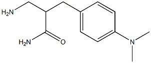 3-amino-2-{[4-(dimethylamino)phenyl]methyl}propanamide Struktur