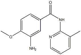 3-amino-4-methoxy-N-(3-methylpyridin-2-yl)benzamide Struktur