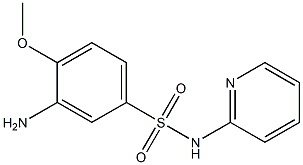 3-amino-4-methoxy-N-(pyridin-2-yl)benzene-1-sulfonamide Struktur