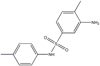 3-amino-4-methyl-N-(4-methylphenyl)benzene-1-sulfonamide Struktur