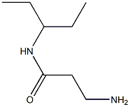 3-amino-N-(1-ethylpropyl)propanamide Struktur