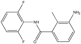 3-amino-N-(2,6-difluorophenyl)-2-methylbenzamide Struktur