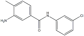 3-amino-N-(3-chlorophenyl)-4-methylbenzamide Struktur