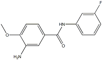 3-amino-N-(3-fluorophenyl)-4-methoxybenzamide Struktur