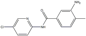 3-amino-N-(5-chloropyridin-2-yl)-4-methylbenzamide Struktur