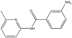 3-amino-N-(6-methylpyridin-2-yl)benzamide Struktur