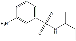 3-amino-N-(sec-butyl)benzenesulfonamide Struktur