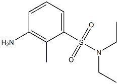 3-amino-N,N-diethyl-2-methylbenzene-1-sulfonamide Struktur