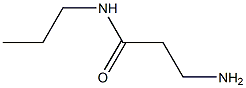 3-amino-N-propylpropanamide Struktur