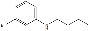 3-bromo-N-butylaniline Struktur