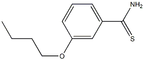 3-butoxybenzenecarbothioamide Struktur