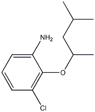 3-chloro-2-[(4-methylpentan-2-yl)oxy]aniline Struktur