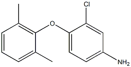 3-chloro-4-(2,6-dimethylphenoxy)aniline Struktur