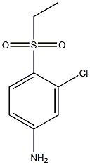 3-chloro-4-(ethylsulfonyl)aniline Struktur